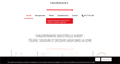 Desktop Screenshot of chaudronnerie-aubert.com