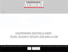 Tablet Screenshot of chaudronnerie-aubert.com